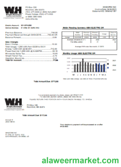 Wright-Hennepin Cooperative Electric Association utility business bill, SCR